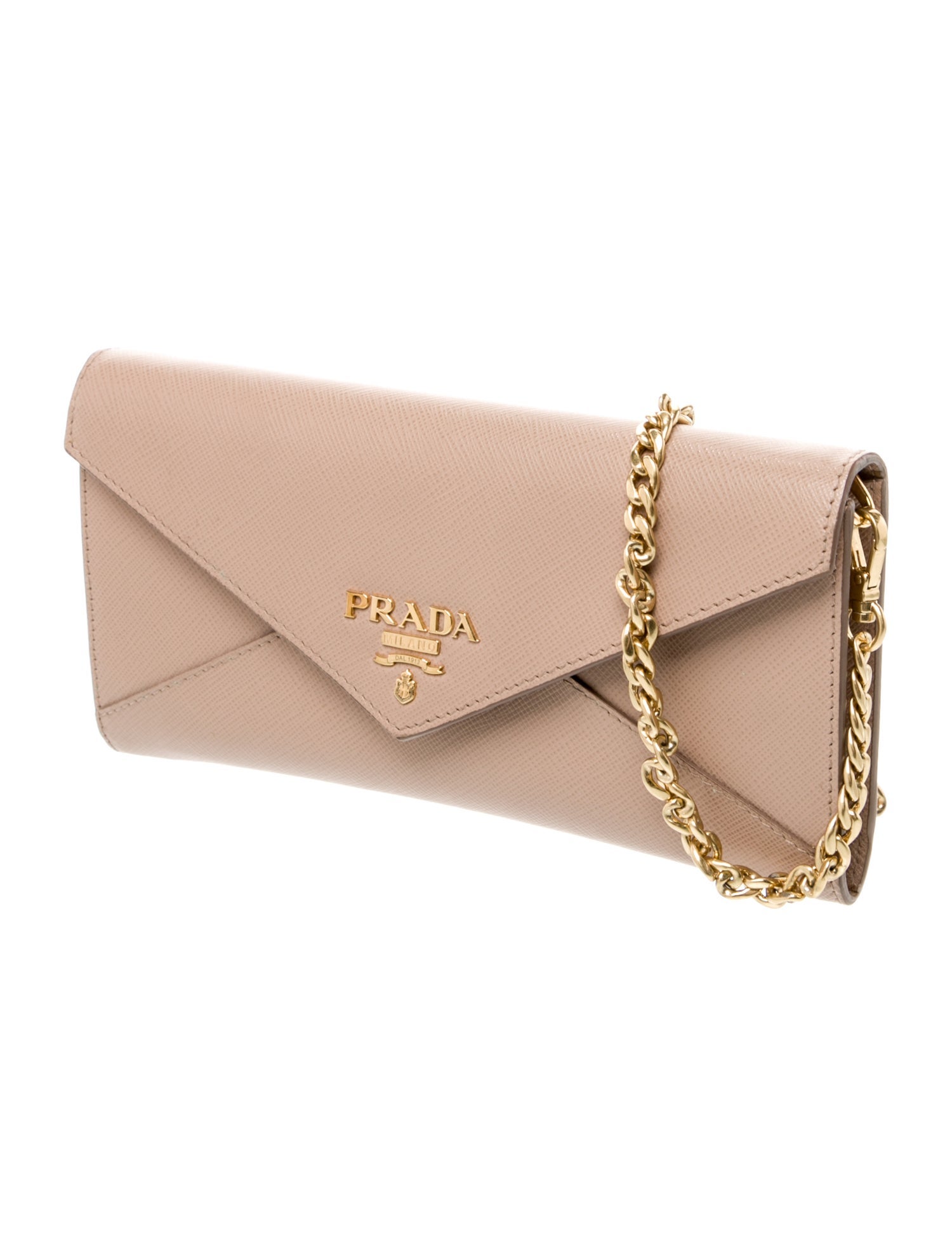 Prada Saffiano Cuir Leather Metal